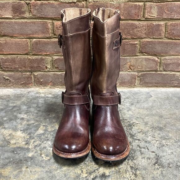 Bed Stu GoGo Moto Teak Driftwood Boot Size 6.5 - Picture 2 of 11